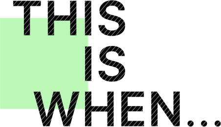 This Is When logo